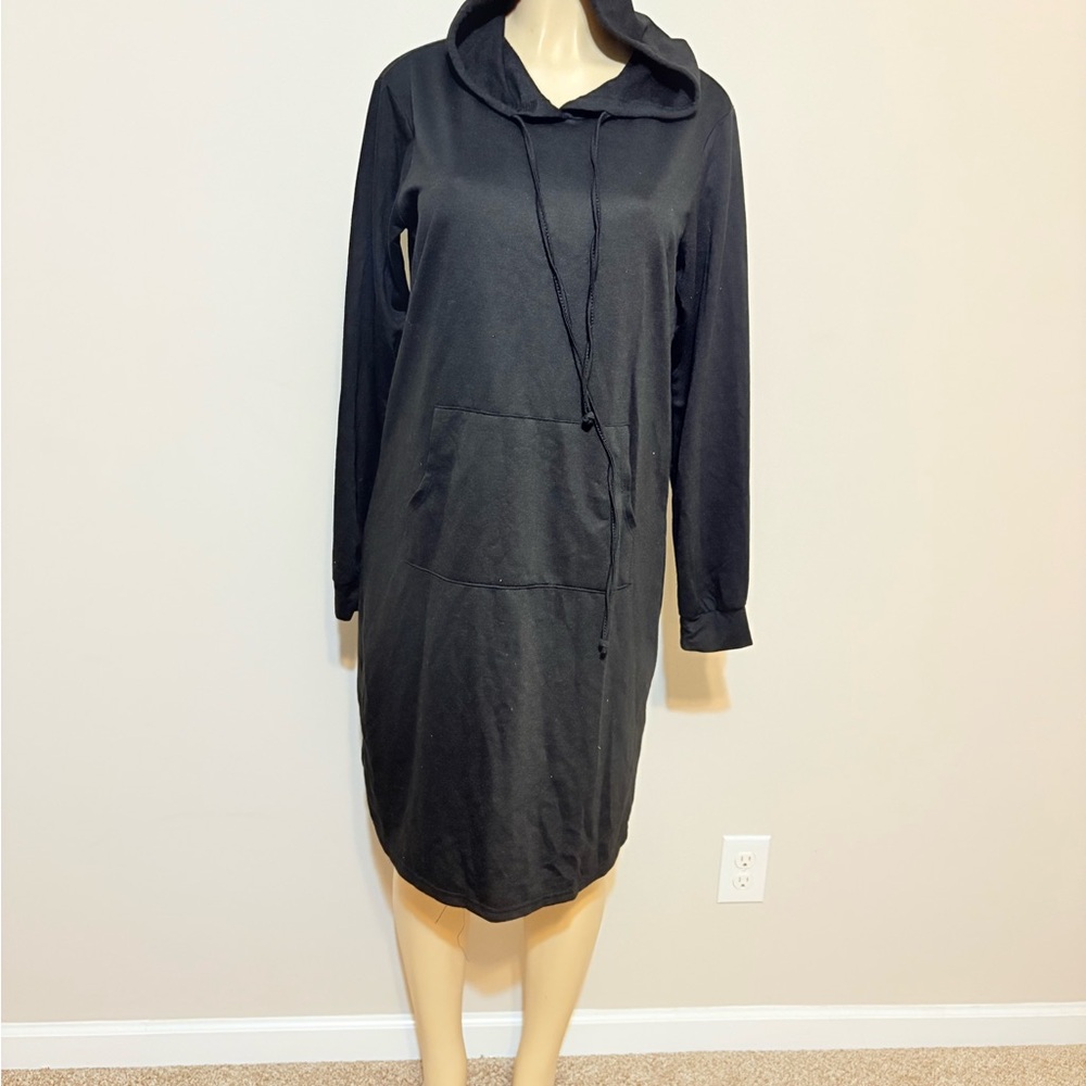 Black Hoodie Dress
